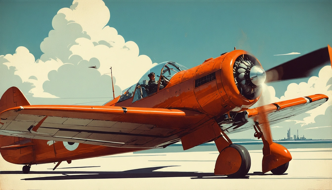 aviator Pin Up